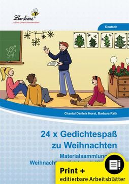 portada 24x Gedichtespaß zu Weihnachten (Set) (en Alemán)