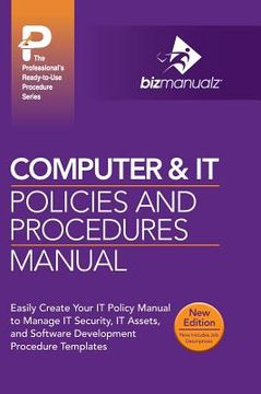 portada Computer & IT Policies and Procedures Manual (en Inglés)