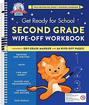 portada Get Ready for School: Second Grade Wipe-Off Workbook (en Inglés)