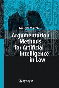 portada argumentation methods for artificial intelligence in law (en Inglés)