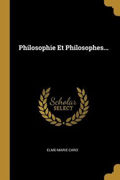 portada Philosophie Et Philosophes... (en Francés)