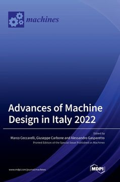 portada Advances of Machine Design in Italy 2022 (en Inglés)