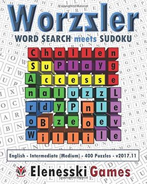 portada Worzzler (English, Intermediate, 400 Puzzles) 2017.11: Word Search meets Sudoku
