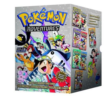 portada Pokemon Adventures Gold & Silver box Set: Volumes 8-14 
