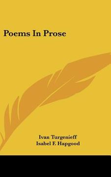portada poems in prose (in English)