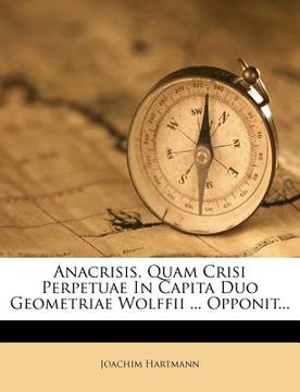 portada anacrisis, quam crisi perpetuae in capita duo geometriae wolffii ... opponit...