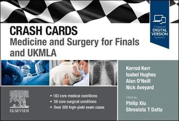 portada Crash Cards: Medicine and Surgery for Finals and Ukmla (en Inglés)