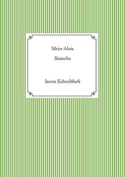 portada Sütterlin: Leeres Schreibheft (en Alemán)
