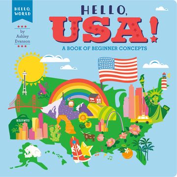 portada Hello, Usa! A Book of Beginner Concepts (Hello, World) (en Inglés)