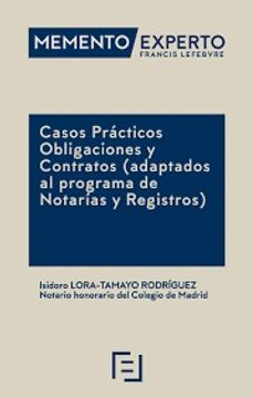 portada Memento Experto Casos Practicos Obligaciones y Contratos (Adaptados al Programa de Notarias y Registros)