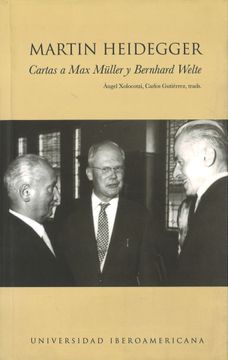 portada Cartas a max Muller y Berhard Welte (in Spanish)