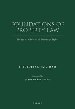 portada Foundations of Property Law: Things as Objects of Property Rights (in English)