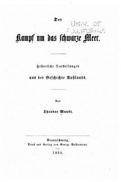 portada Der Kampf um das schwarze Meer Historische Darstellungen aus der Geschichte Russlands (in German)