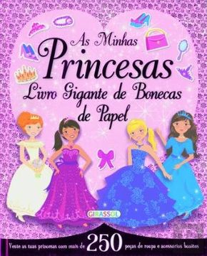 portada As Minhas Princesas-livro Gigante De Bonecas