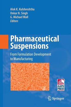 portada Pharmaceutical Suspensions: From Formulation Development to Manufacturing (en Inglés)