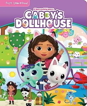 portada Dreamworks Gabby's Dollhouse - First Look and Find Activity Book - pi Kids (en Inglés)