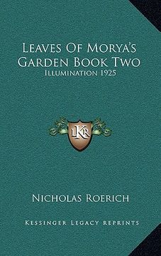 portada leaves of morya's garden book two: illumination 1925