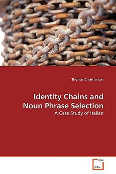 portada identity chains and noun phrase selection (en Inglés)