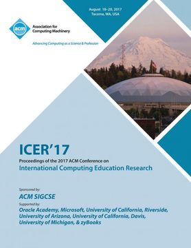 portada Icer '17: International Computing Education Research Conference (en Inglés)
