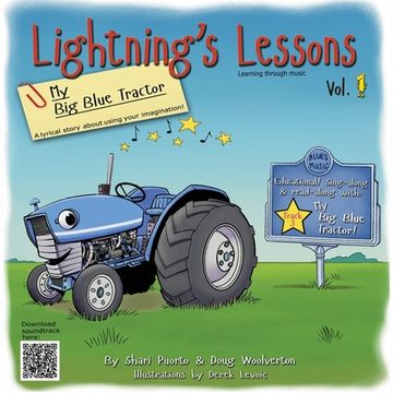 portada Lightning's Lessons: My Big Blue Tractor (en Inglés)