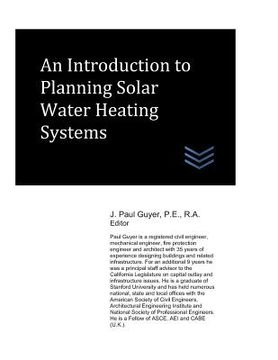 portada An Introduction to Planning Solar Water Heating Systems (en Inglés)