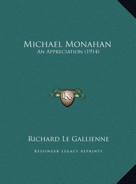 portada michael monahan: an appreciation (1914) an appreciation (1914) (en Inglés)