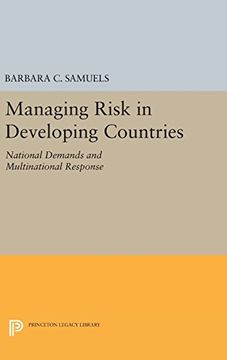 portada Managing Risk in Developing Countries: National Demands and Multinational Response (Princeton Legacy Library) (en Inglés)
