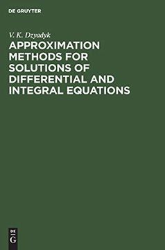 portada Approximation Methods for Solutions of Differential and Integral Equations (en Inglés)