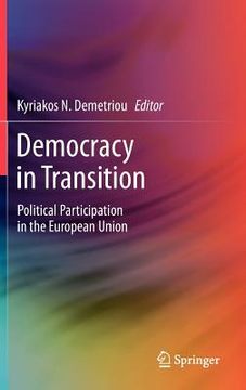 portada democracy in transition: political participation in the european union (en Inglés)