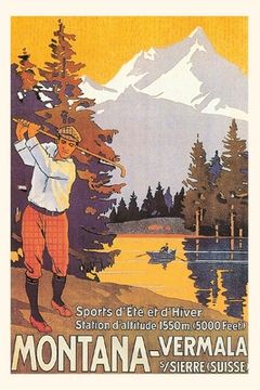 portada Vintage Journal Golfing in the Swiss Alps (en Inglés)