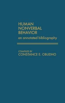portada Human Nonverbal Behavior: An Annotated Bibliography (en Inglés)