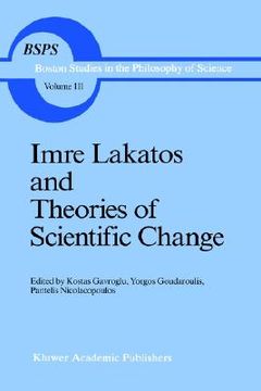 portada imre lakatos and theories of scientific change (en Inglés)