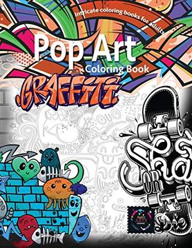 portada Graffiti pop art Coloring Book, Coloring Books for Adults Relaxation: Doodle Coloring Book (en Inglés)