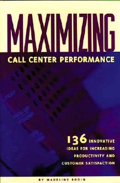 portada maximizing call center performance (en Inglés)