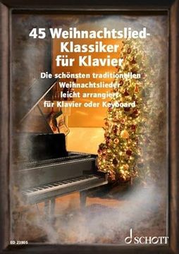 portada 45 Weihnachtslied-Klassiker für Klavier (en Alemán)
