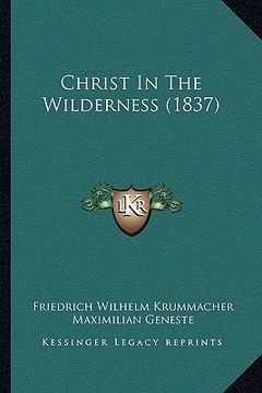 portada christ in the wilderness (1837)