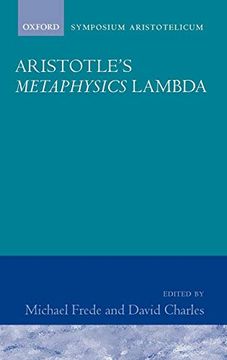 portada Aristotle's Metaphysics Book Lambda: Symposium Aristotelicum (Symposia Aristotelica) (en Inglés)