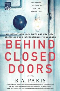 portada Behind Closed Doors: A Novel (en Inglés)