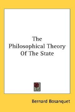 portada the philosophical theory of the state