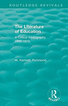 portada The Literature of Education (Routledge Revivals) (in English)