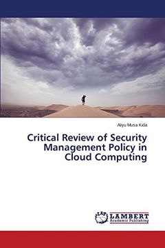 portada Critical Review of Security Management Policy in Cloud Computing