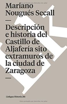 portada descripcion e historia del castillo de aljaferia sito extramuros de la ciudad de zaragoza