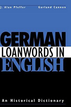 portada German Loanwords in English: An Historical Dictionary (in English)