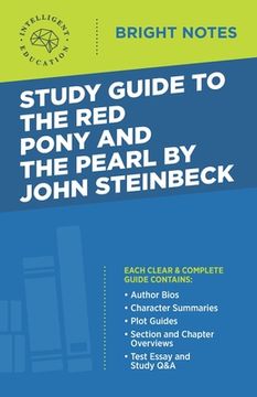 portada Study Guide to The Red Pony and The Pearl by John Steinbeck