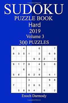 portada 300 Hard Sudoku Puzzle Book 2019 (en Inglés)