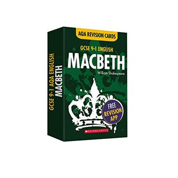 portada Macbeth: Gcse Revision Cards for aqa English Literature With Free app (Gcse Grades 9-1 Revision Cards) (en Inglés)