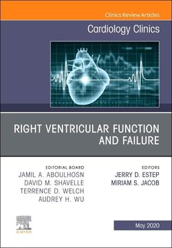 portada Right Ventricular Function and Failure, an Issue of Cardiology Clinics (Volume 38-2) (The Clinics: Internal Medicine, Volume 38-2) (in English)
