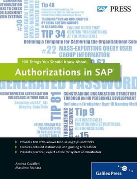 portada Authorizations in SAP: 100 Things You Should Know About... (in English)