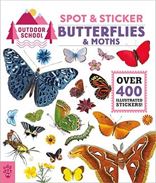 portada Outdoor School: Spot & Sticker Butterflies & Moths (in English)