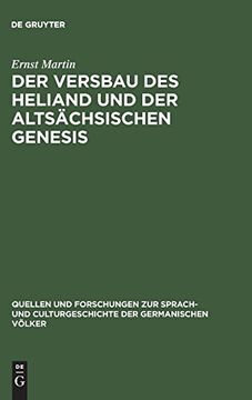 portada Der Versbau des Heliand und der Altsächsischen Genesis (en Alemán)